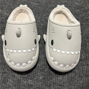 Crayon Friends Gray Slippers